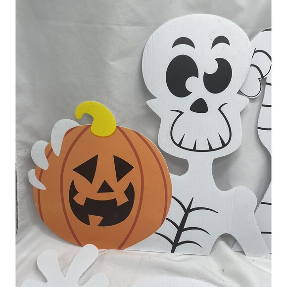 Halloween 3 Ghost Decorations Indoor Halloween Yard Sign Is Suitable For Outdoor - Picture 2 of 13